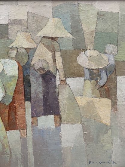 “Workers in the Field” By An Unknown Artist (Asian School) 5