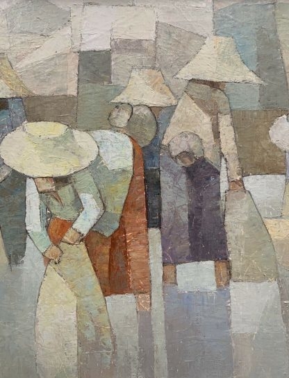 “Workers in the Field” By An Unknown Artist (Asian School) 6