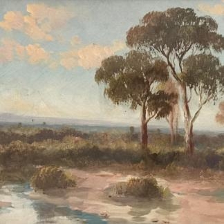 “Mallee Country” Oil Painting By Hal Morland
