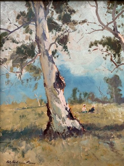 “Outback Landscape” (untitled) By Wykeham Perry (Australian 1936-) 5