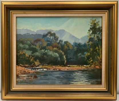 “River Landscape” by John Duncan Firth (1936-2017) 2