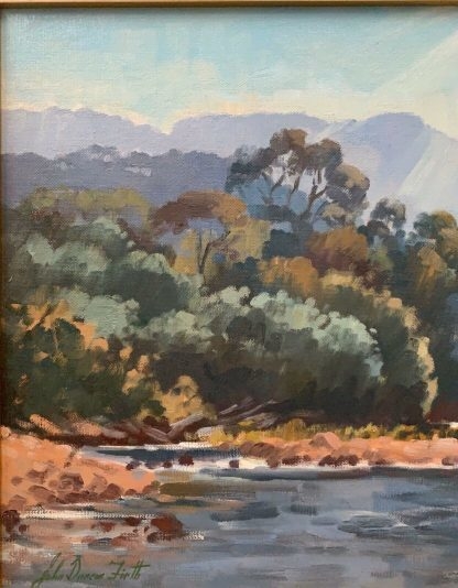 “River Landscape” by John Duncan Firth (1936-2017) 6