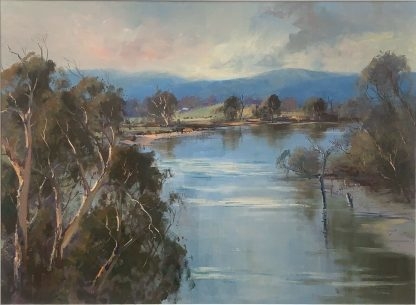 “River Scene” Untitled By Wykeham Perry (Australia 1936-) 1