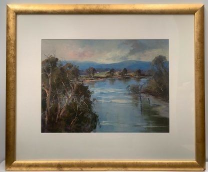 “River Scene” Untitled By Wykeham Perry (Australia 1936-) 2
