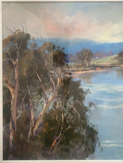 “River Scene” Untitled By Wykeham Perry (Australia 1936-) 5