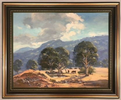 “Untitled Cattle at Dam” John Duncan Firth (EnglandAustralian 1936-2017) 12