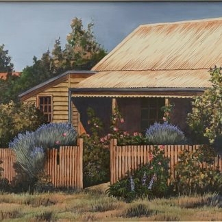 “Country House” Untitled By Les Young (20th Cen Aust) 1