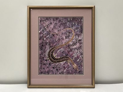 “Lizard” Original Aboriginal Painting By Gnarri 2