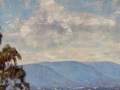 “View of Silvan Dam from Kalorama” Oil Painting By Richard Goulder 7