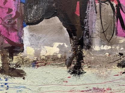 “Mountain Donkeys” Untitled Oil Painting By Sidney Goldblatt 6