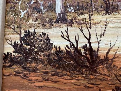 “Desert Billabong” Untitled Oil Painting By Henk Guth 8