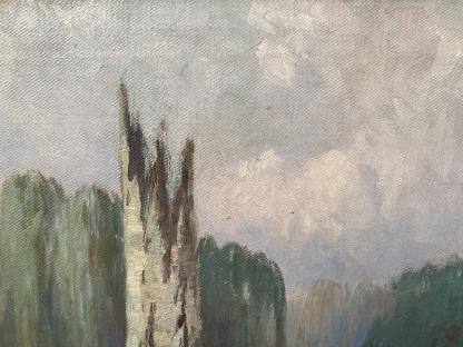 “The Stump” Untitled Oil Painting By William Delafield Cook Senior 13