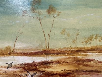 “Nesting Grounds” Oil Painting By William Hunter JNR (Australian 1919-2007) 7