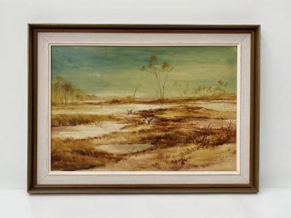 “Nesting Grounds” Oil Painting By William Hunter JNR (Australian 1919-2007) 2