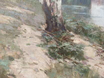 “The Stump” Untitled Oil Painting By William Delafield Cook Senior 11