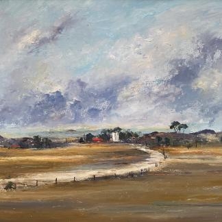 “Country Homestead” Untitled Oil Painting By John Simpson