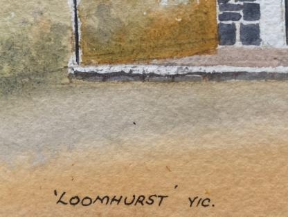 “Loomhurst VIC” Watercolour Painting By Lynne Deans (Australian) 6