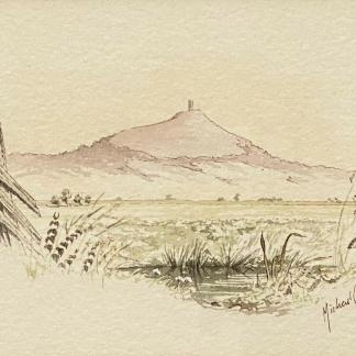 “The Lone Mountain” Watercolour By Michael Cooper