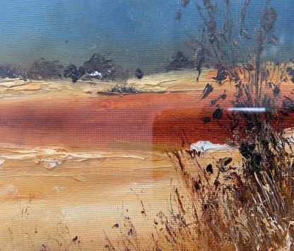 “Evening Colours, Macedon Ranges” Original Artwork Oil on Board Jennifer White (Australia) 8