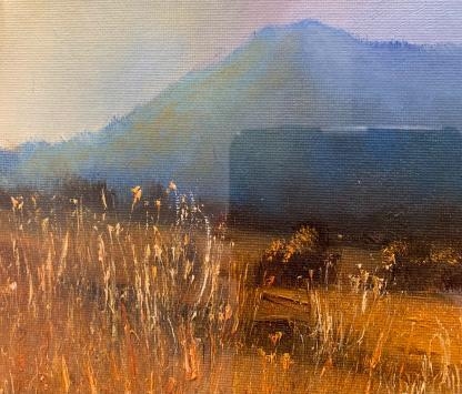 “Evening Colours, Macedon Ranges” Original Artwork Oil on Board Jennifer White (Australia) 9