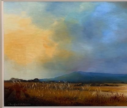 “Evening Colours, Macedon Ranges” Original Artwork Oil on Board Jennifer White (Australia) 5
