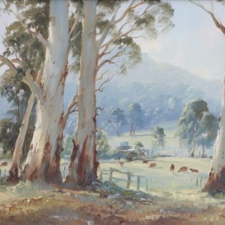 “Winter Morning” Don Valley Oil On Canvas Frank Mutsaers (Australian 1920-2005)