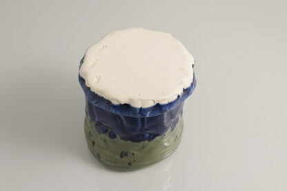 French Inspired Hand Made Brush Pot:Vase Decorated In Our Aussie Kelp Glaze 6