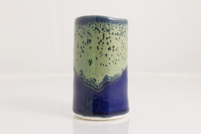 Hand Finished Slip Made Coffee Tumbler Decorated In Our Aussie Kelp Glaze7