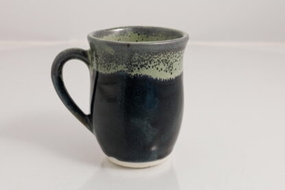 Hand Finished Slip Made Small Coffee Mugs Decorated In Our Black HoleGlaze 1