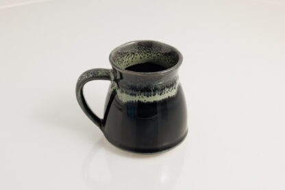 Hand Finished Slip Made Large Coffee Mugs Decorated In Our Black Hole Glaze 1