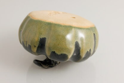 Hand Made Hand Built Halloween Style Pottery Pumpkin Decorated In Our Aussie Forest Glaze 8