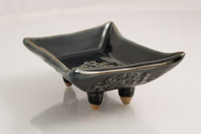 Hand Made Pin Dish Decorated With Decorated With Our Stonewash Blue Glaze 6