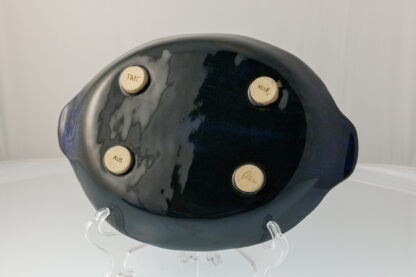 Hand Made Slab Built Large Platter Decorated In Our Sapphire Glaze 6