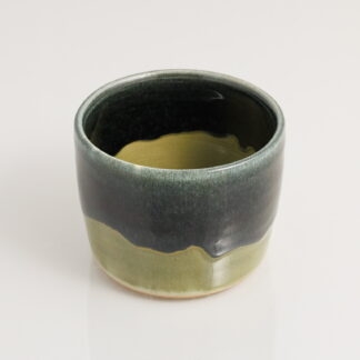 Hand Made Wheel Throw Small Bowl Decorated In Our Aussie Forest Glaze 1