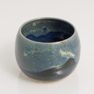 Hand Made Wheel Throw Small Occasional Bowl Decorated In Our Midnight Forest Glaze 1