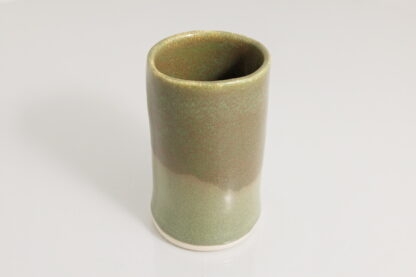Slip Made Hand Finished Hand Decorated TumblerSmall Vase Decorated With Our Aussie Bush Glaze 1