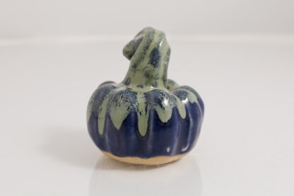Hand Made Halloween Style Pottery Pumpkin Decorated With Our Aussie Kelp Glaze On Buff Clay 4