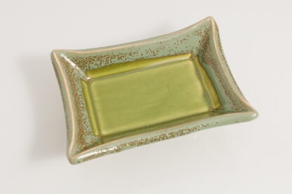 Hand Made Hand Built Pin Dish Decorated In Our Aussie Bush Glaze On White Clay 1