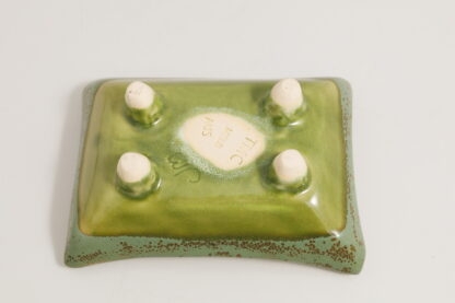 Hand Made Hand Built Pin Dish Decorated In Our Aussie Bush Glaze On White Clay 6