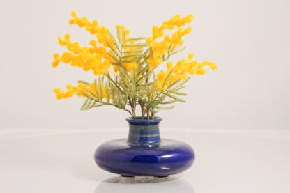 Hand Made Slab Built Art Vase Hand Decorated In Our Aussie Kelp Glaze 2