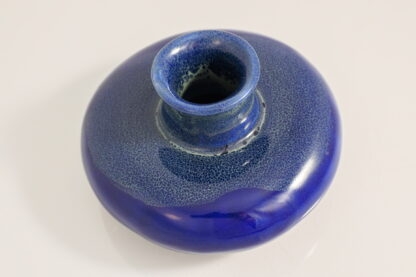 Hand Made Slab Built Art Vase Hand Decorated In Our Aussie Kelp Glaze 6