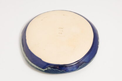 Hand Made Slab Built Pottery Dinner Plate Decorated In Our Aussie Kelp Glaze 9