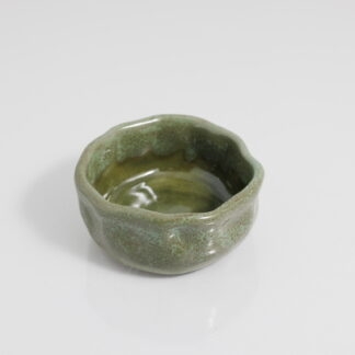 Hand Made Small Pinch Bowl Decorated In Our Aussie Bush Glaze 1