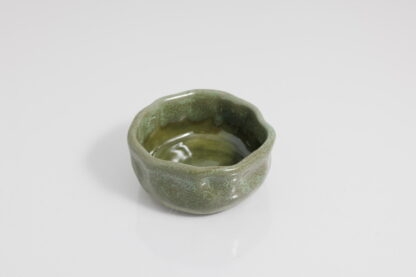 Hand Made Small Pinch Bowl Decorated In Our Aussie Bush Glaze 1
