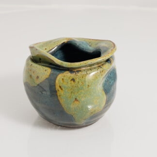Hand Made Wheel Throw Art Vase Decorated In Our specialty Glaze 1