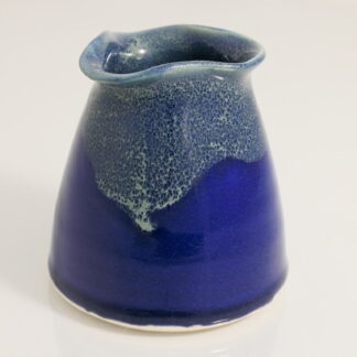 Hand Made Wheel Thrown Three Lipped Vase Decorated In Our Aussie Kelp Glaze 1