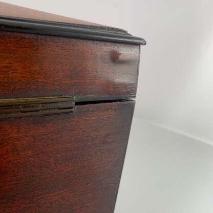 Early 19th Century English Georgian Mahogany Tea Caddy with fitted interior 10