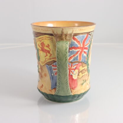 Rare 1937 Loving “King George VI & Elizabeth” Coronation Cup By Royal Doulton England 3