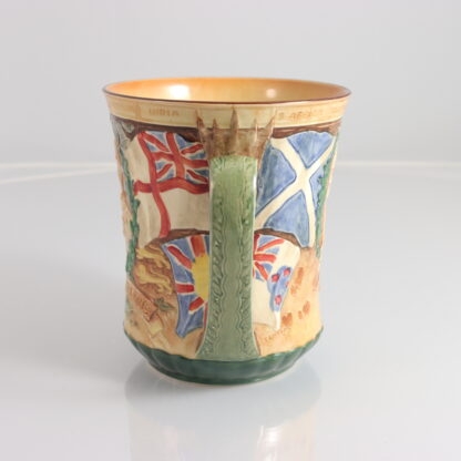 Rare 1937 Loving “King George VI & Elizabeth” Coronation Cup By Royal Doulton England 5