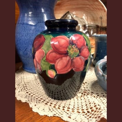 Vintage Anemone Pattern Vase By Walter Moorcroft By Moorcroft England 2
